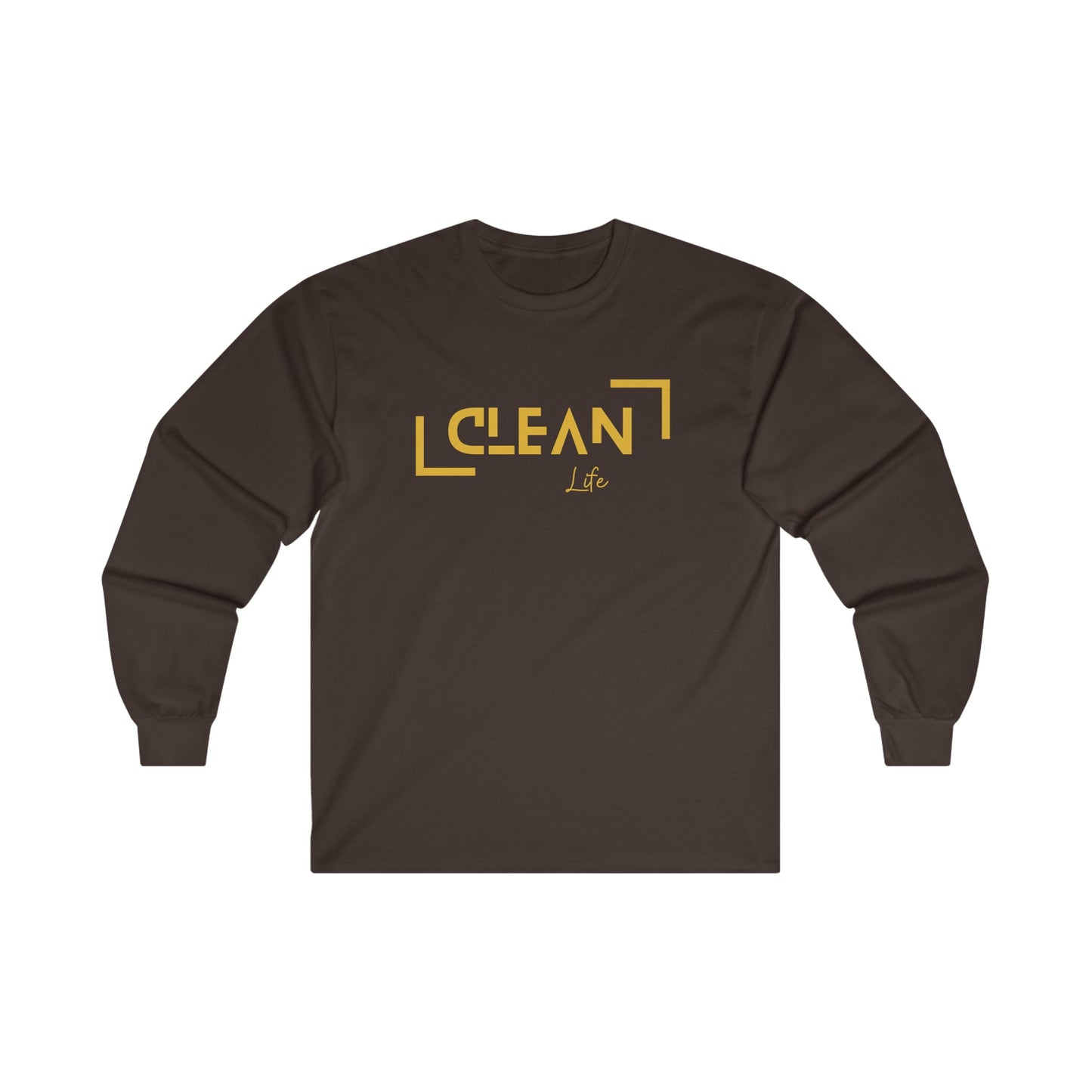 "Clean Life" Ultra Cotton Long Sleeve Tee