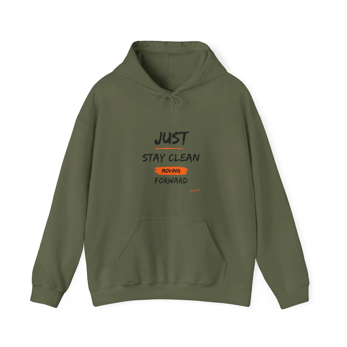 "Stay Clean" Unisex Heavy Blend™ Hooded Sweatshirt