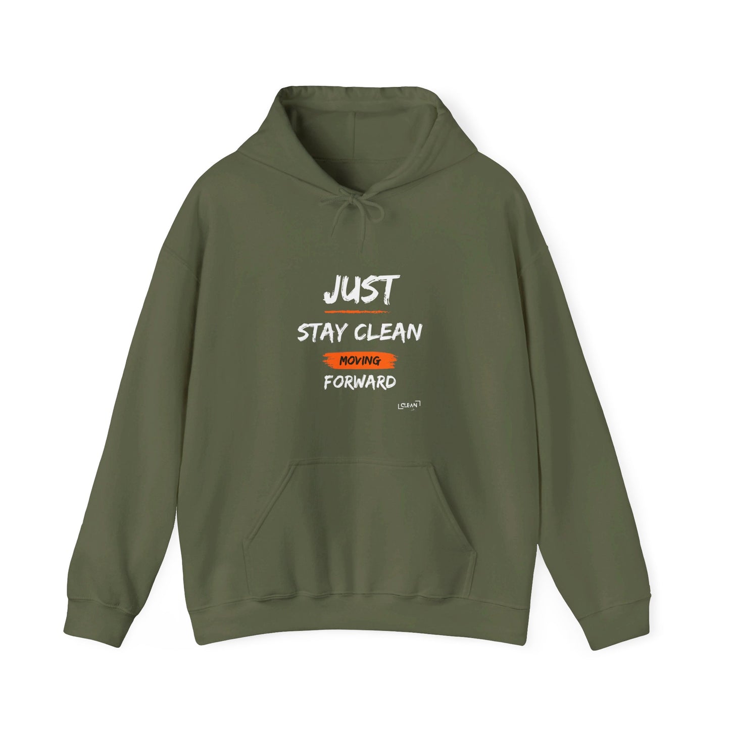 "Stay Clean" Unisex Heavy Blend™ Hooded Sweatshirt