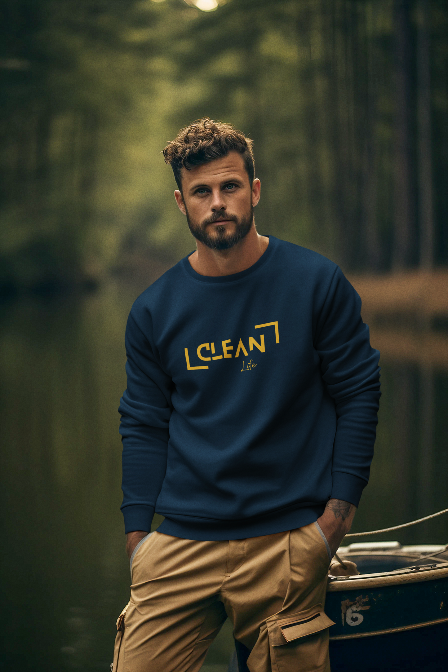 "Clean Life" Crewneck Sweatshirt
