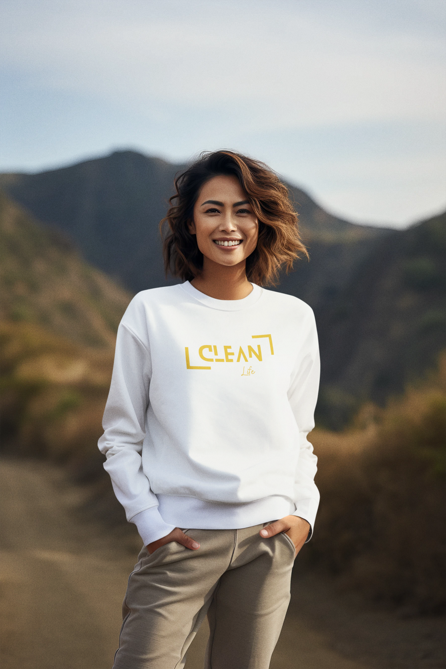 "Clean Life" Crewneck Sweatshirt