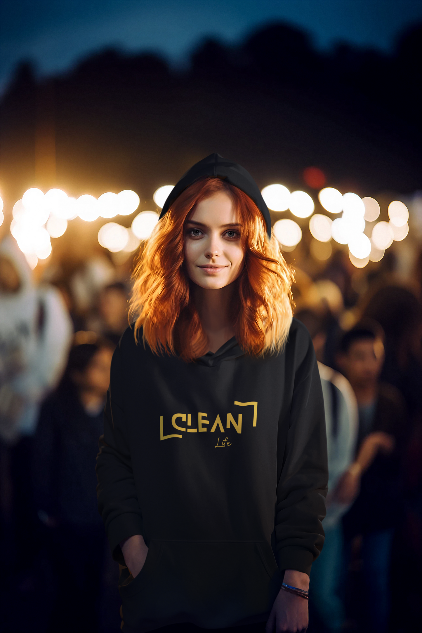 "Clean Life" Hooded Sweatshirt