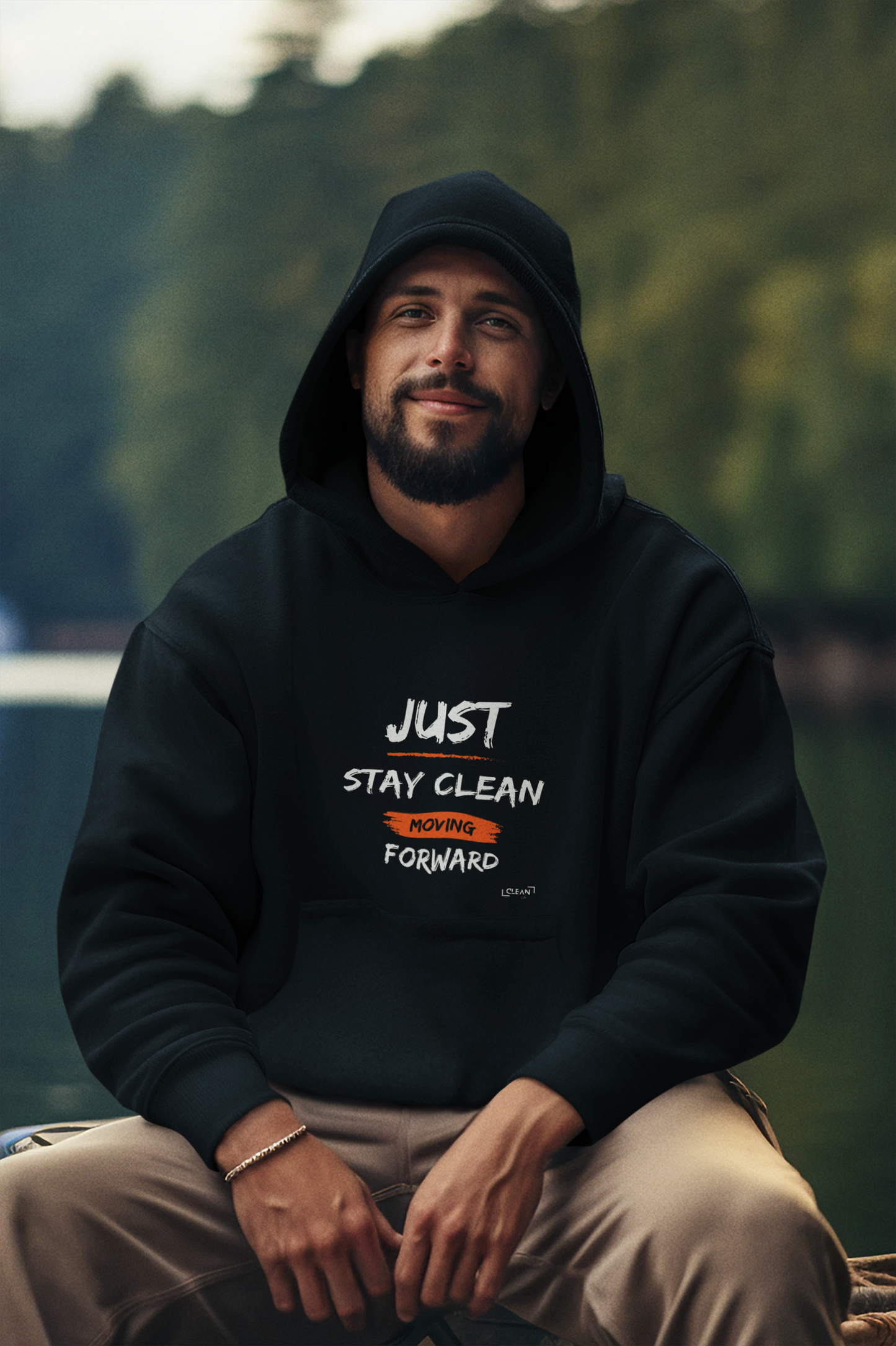 "Stay Clean" Unisex Heavy Blend™ Hooded Sweatshirt