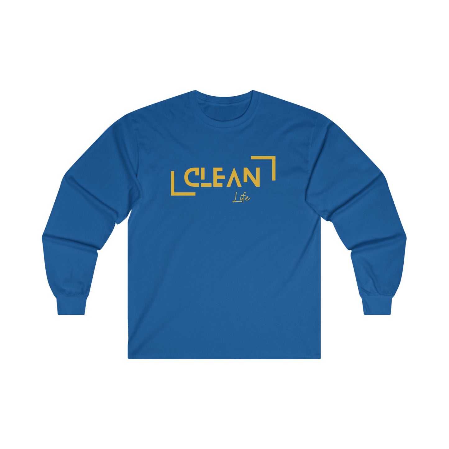 "Clean Life" Ultra Cotton Long Sleeve Tee