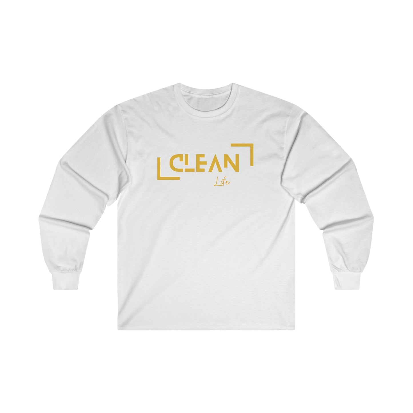 "Clean Life" Ultra Cotton Long Sleeve Tee