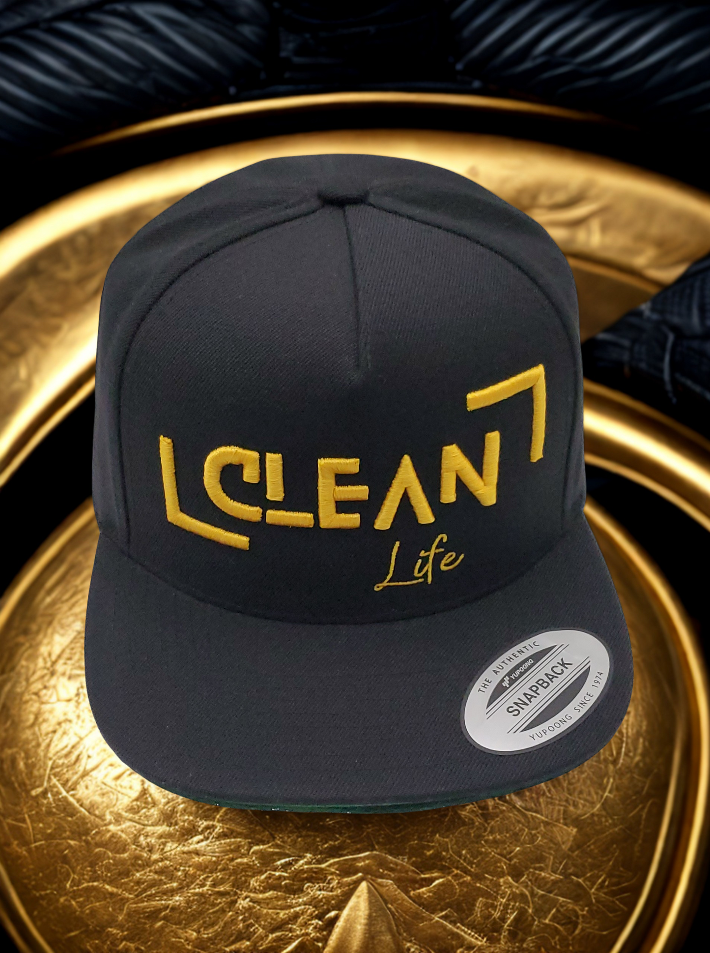 Clean Life premium 5-panel snapback cap